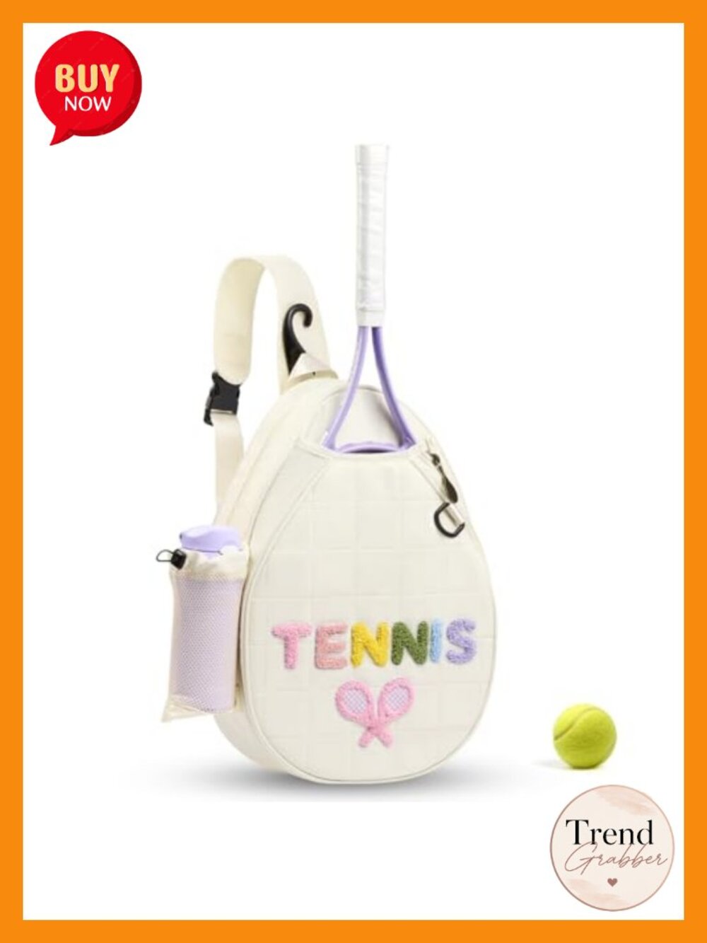 Tennis Bag for Women Waterproof Crossbody Sling Racket Bag